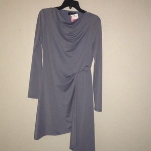 Topshop asymmetrical dress womens size 8